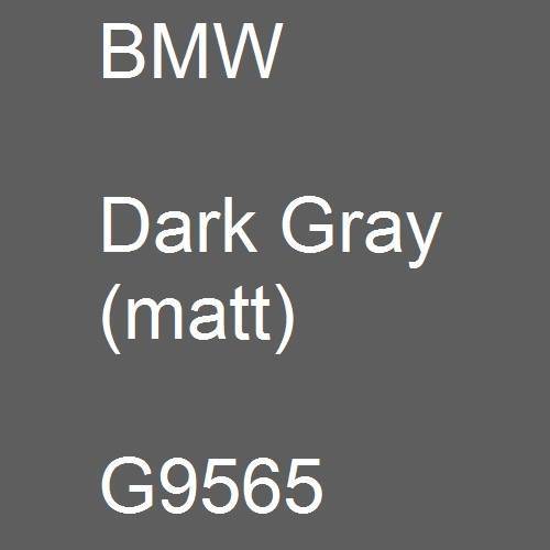 BMW, Dark Gray (matt), G9565.